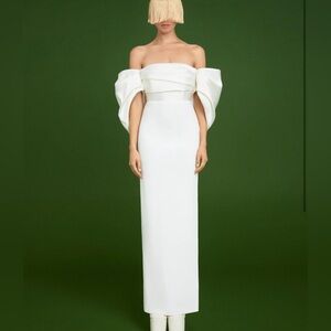 Solace London Arla Maxi Dress in Cream